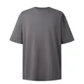 T-shirt in cotone grigio antracite da 260g con spalle scese, vestibilità comoda e girocollo classico - S / Tops / Grigio Piombo