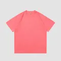 Vintage ξεπλυμένο ροζ βαμβακερό μπλουζάκι για unisex καλοκαιρινό casual στυλ δρόμου - S / Tops / Tie-Dye Κόκκινο Καρπούζι
