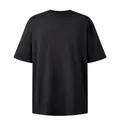 T-shirt nera tinta unita 260g in cotone di alta qualità, stile oversize a spalla scesa - S / Tops / Marrone Scuro