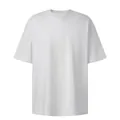T-shirt oversize premium in cotone pettinato da 260g con spalle scese in grigio chiaro - S / Tops / Grigio Nebbia