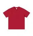 T-shirt rossa a maniche corte in puro cotone pesante 230g per stampa personalizzata - M / Tops / Rosso
