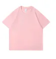 T-shirt professionale in cotone pesante 230g a maniche corte in una finitura rosa pastello - M / Tops / Rosa