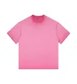 Camiseta corta rosa lavada al ácido en algodón de 240g con un ajuste de ombligo - S / Tops / Degradado Rosa Rojo
