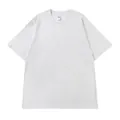 T-shirt oversize in cotone grigio melange con spalle scese per un look casual quotidiano. - S / Tops / Fiocco di neve Grigio