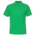 Classic short sleeve cotton polo shirt in vibrant green for corporate uniforms - S / Tops / Verdant