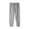 Unisex casual grey joggers with adjustable drawstring waist and comfortable elastic cuffs - 3XL / Bottoms / Light Gray