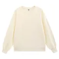 Premium cream-colored 360g drop-shoulder crewneck sweatshirt featuring a relaxed loose fit - XS / Tops / Apricot
