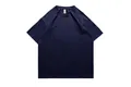 Oversized 250g heavyweight cotton short sleeve T-shirt in navy blue - Navy Blue / S