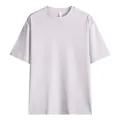 Oversized heavy cotton crewneck T-shirt in light lilac with drop shoulder - S / Tops / Premium Grey