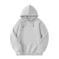 Premium heavyweight 320G solid grey oversized unisex hoodie with kangaroo pocket and drawstring - S / Tops / Hooded Style / Mixed Grey