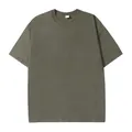 Vintage acid wash oversized 230g pure cotton t-shirt in washed olive green colorway - S / Tops / Army Green