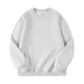 Premium heavyweight oatmeal fleece sweatshirt featuring drop shoulders and a classic crewneck - S / Tops / Mixed Grey