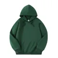 Premium heavyweight 320g oversized pullover hoodie in dark green for men and women - S / Tops / Hooded Style / Dark Green