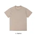 Premium heavyweight 230g washed cotton vintage apricot t-shirt with a loose fit - S / Tops / Distressed Apricot