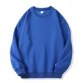 Felpa girocollo ampia con spalle scese blu cobalto - 3XL / Tops / Blu Klein