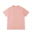 T-shirt rosa a maniche corte in puro cotone 230g con girocollo a tinta unita moda - 3XL / Tops / Arancione Melone