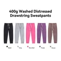 400g heavyweight vintage washed cotton joggers available in five distinct colors - S (US Size Runs Large) / Bottoms / Multicolor