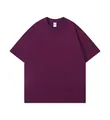 T-shirt premium in cotone 260g oversize con girocollo in colore prugna viola scuro - 3XL / Tops / Viola Uva
