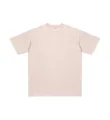 Premium heavyweight 250g pure cotton vintage style t-shirt in a light pink finish - S / Tops / Washed Apricot
