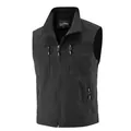 Leichte Herren-Outdoor-Angelweste in Schwarz mit mehreren Reißverschlusstaschen - M / Oberteile / Schwarz