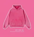 Heavyweight 450G cotton vintage washed batik rose red hoodie streetwear sweatshirt. - S / Tops / Batik Rose Red