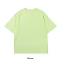 Premium heavyweight mint green drop shoulder cotton t-shirt for men in SKU variant view - S / Tops / Cyan Green