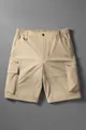 Men's khaki quick-dry cargo shorts featuring a multi-pocket design and elastic waist - 3XL / Bottoms / Khaki