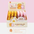 Lot de stylos à bille 10 couleurs mignons en forme de patte de chat pour l'école et bureau - Style Patte de Chat Chanceux (KK-7196) / 0.7mm