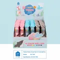 Lot de stylos à bille 10 couleurs avec animaux marins mignons dans une boîte bleue - Style Monde Océanique (KK-7248) / 0.7mm