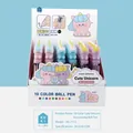 Ensemble de stylos à bille 10 couleurs licorne mignonne pour journal et école. - Style Licorne Arc-en-ciel (KK-7113) / 0.7mm