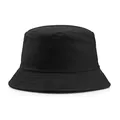 Chapeau bob noir classique avec bord surpiqué renforcé pour un style hip-hop des années 90 - Chapeau Bob (Multicolore)