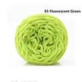 Hilo de chenilla verde neón de 7mm para tejer a mano y labores de ganchillo DIY - Verde Brote (85)