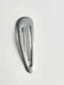 Minimalist candy color grey drip oil snap hair clip aesthetic BB clip for women and girls - Light Gray