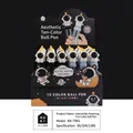 Stylo à bille 10 couleurs astronaute kawaii pour étudiants et scrapbooking créatif - Style Itinérance Spatiale (KK-7961) / 0.7mm