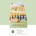 Stylo à bille rétractable 10 couleurs abeille de dessin animé pour les étudiants - Style Fête du Miel (KK-3195) / 0.7mm