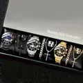 Set orologio al quarzo da uomo con collana a croce bracciale e anello in tre diversi colori - Collezione 3 Pezzi Orologio e Bracciale con Croce