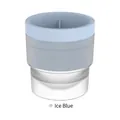 Stampo per palline di ghiaccio in silicone blu ghiaccio per grandi cubetti whisky - Sacchetto OPP / 5.5cm*5cm / Blu