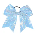 Funkelndes hellblaues Pailletten-Haarschleife für Mädchen-Festival und Party-Accessoires - Hellblau