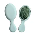 Cepillo de pelo de masaje con cojín de aire verde menta para el peinado - Estilo de Pin Grueso / Verde oscuro