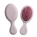 Cepillo de pelo rosa empolvado con cojín de masaje y mango ergonómico para peinado - Estilo de Pin Grueso / Púrpura Taro