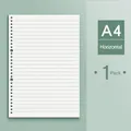 A4 26-hole ruled loose-leaf paper refill 1 pack for notebooks - A4 / Horizontal Ruled Refill / 1本装