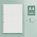 A4 loose-leaf grid paper refill for 30-hole binder, pack of 1 notebook - A4 / Grid Refill / 1本装