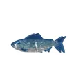 Realistic blue trout fish shaped hair claw clip for creative ocean style hairstyles - Gradient Blue Simulation Fish Shape / 11.5cm / Fish 4-11.5cm