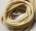 Nude seamless nylon hairband with high elasticity, durable hair ties for kids and adults - Nude (30)