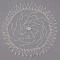 Sparkling silver rhinestone tassel head chain hair jewelry for bridal and party wear - Silver Headband For Banquet Atmosphere Hs-j6945s