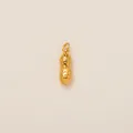 Pendentif cacahuète en acier inoxydable plaqué or 18 carats pour créations DIY - Forme de Cacahuète (JXNK251718Z) / Or