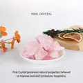 Natural pink rose quartz crystal raw stones for aromatherapy and home decor - Rose Quartz / 100g (3-5cm)