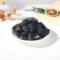 Natural black obsidian raw stone for aromatherapy crystal diffuser - Obsidian / 100g (3-5cm)