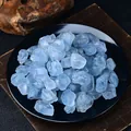 Natural light blue crystal diffuser stones in a raw, unpolished form for home decor - Celestite / 100g (3-5cm)
