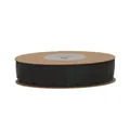 Black heart-shaped decorative ribbon roll for gift wrapping and hair accessory DIY projects - Black Heart-shaped Ribbon Size 5